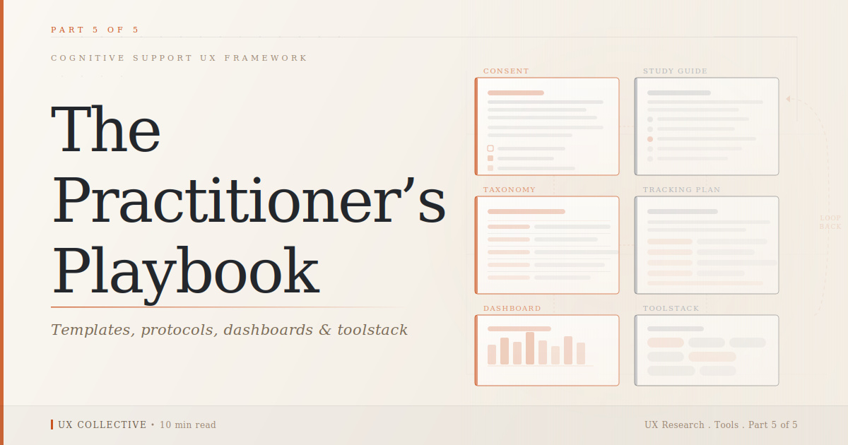 The practitioner's playbook