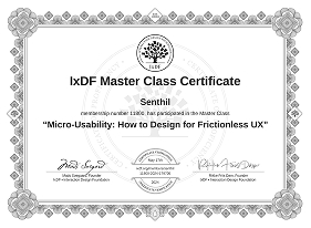 Micro usability — frictionless UX
