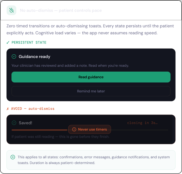 Graceful fallback when voice is unavailable