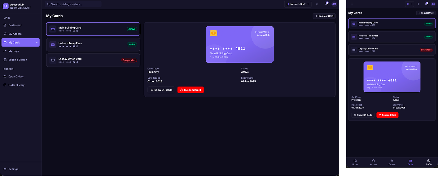 Building search screens — final visual design, desktop and mobile